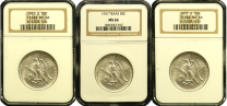 1937 Texas Commemorative Half Dollar | 3 coin Set 