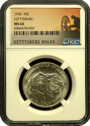 1936 Gettysburg Commemorative Half Dollar | Holder