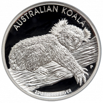 1 oz. | 2012 Australian Silver Koala | PF-70 Ultra Cameo | Obverse