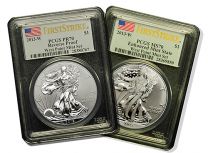 2013 2-coin Silver Eagle Set | American Silver Eagle | In Holders