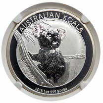 1 oz. | 2015 Australian Silver Koala | MS70 | Obverse