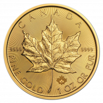 1 oz. - 2018 Canadian Maple Leaf Gold Coins