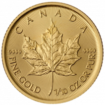 1/10 oz. - 2018 Canadian Maple Leaf Gold Coins