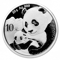 30 gram - 2019 China Panda Silver Coin