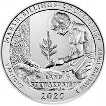 2020 5-oz Silver ATB - Marsh-Billings-Rockefeller Park, VT