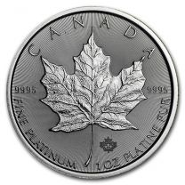 Canadian Maple Leaf Platinum Coins - 1 oz. Any Date