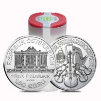 2022 Austrian Philharmonic Silver Coins - Rolls
