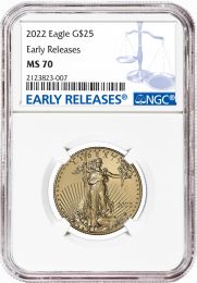 2016 American Eagle Gold Coin First Strike PCGS MS-70 - 1/2 oz.