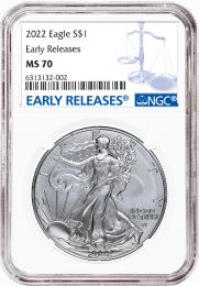 MS-70 NGC 2022 Silver American Eagles