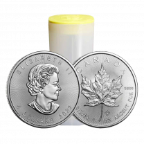 2022 1-oz. Silver Canadian Maple Leaf Coins | Rolls
