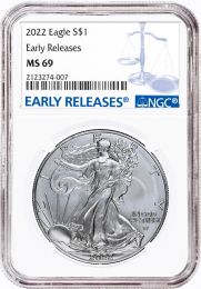 2020-P "Emergency Issue" Silver American Eagle MS-69 Quality