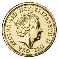  2022 Queen Elizabeth Gold Double Sovereign  | Obverse