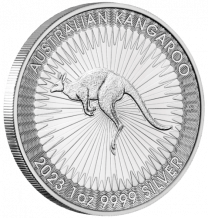 1-oz. 2023 Silver Australian Kangaroos | Reverse