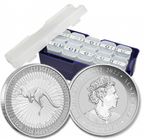 Silver Australian Kangaroos | Mint Box