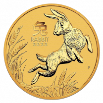 1-oz. Australian Lunar Gold | Year of the Rabbit | Obverse