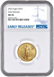 MS-70 NGC 1/4-oz. 2023 Gold American Eagle