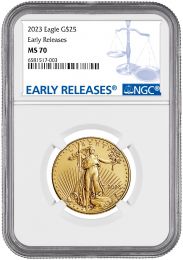 2016 American Eagle Gold Coin First Strike PCGS MS-70 - 1/2 oz.