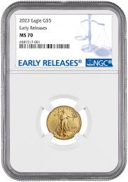 MS-70 NGC 1/10-oz. 2023 Gold American Eagle