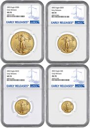 2023 Gold American Eagle |  all 4 sizes