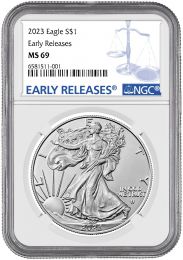 2020-P "Emergency Issue" Silver American Eagle MS-69 Quality