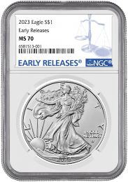 MS-70 NGC 2023 Silver American Eagles