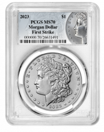 2021(Philly) Morgan Silver Dollar PCGS MS-70 First Strike - Obverse