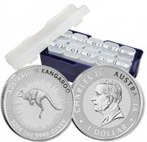 Silver Australian Kangaroos | Mint Box