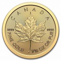 1/10 oz. - 2018 Canadian Maple Leaf Gold Coins