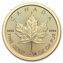 1/4-oz. | 2022 Gold Canadian Maple Leaf Coins | Obverse