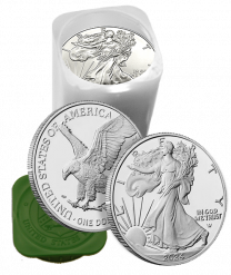 Mint Rolls of 20 | Silver American Eagles | Rolls