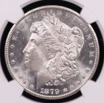 1879-CC Morgan Silver Dollar NGC MS-64+