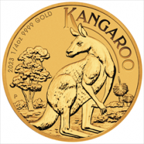 2016 Australian Kangaroo Gold Coins - 1/4 oz.