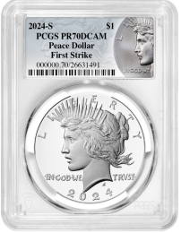 2024-S Peace Silver Dollar PCGS Proof-70
