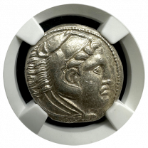 Alexander III | Silver Tetradrachm | CH AU | Obverse