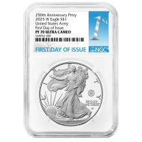 Proof-70 San Fran Silver American Eagle - In Holder - reverse