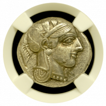 Attica Silver Owl Extremely Fine - Obverse
