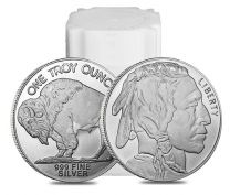 1-oz. Buffalo Silver Rounds | Rolls