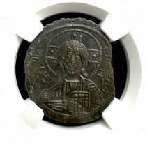 Byzantine | Anonymous | AE Follis | CH AU | Obverse