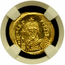 Phocas Gold Solidus NGC GEM-MS 5x5 