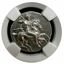 Calabria | Taras | Silver Didrachm | Obverse