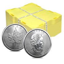 1-oz. | Silver Canadian Maple Leaf Coins | In Cases