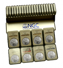 Complete Set of Silver Eagles MS-69 (1986 - 2024) | In Box