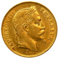 Napoleon III French 20 Francs 1852-1870 - Obverse