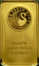 Perth Mint 1 oz. Gold Bar - Obverse