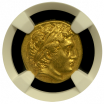 Philip II Gold Stater| MS 4x4 - Fine Style | Obverse