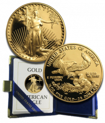 Half Ounce Proof Gold American Eagles (various dates)