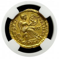 Roman | Galla I Gold Solidus | CH-AU 4x3  | Reverse