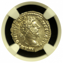 Roman Marcus Aurelius Silver Denarius NGC Choice Mint State