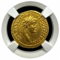 Tiberius | Gold Aureus |  CHAU 5x4 | OBV