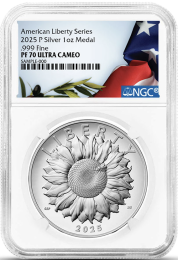 2025 American Liberty | Silver Medal  | NGC Proof 70  | In Holder OBV
